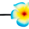 Plumeria Flower Bobby Pins: Blue -Fashion Jewelry Store 18888 OluOlu BobbyPin Blue 76013.1702090785