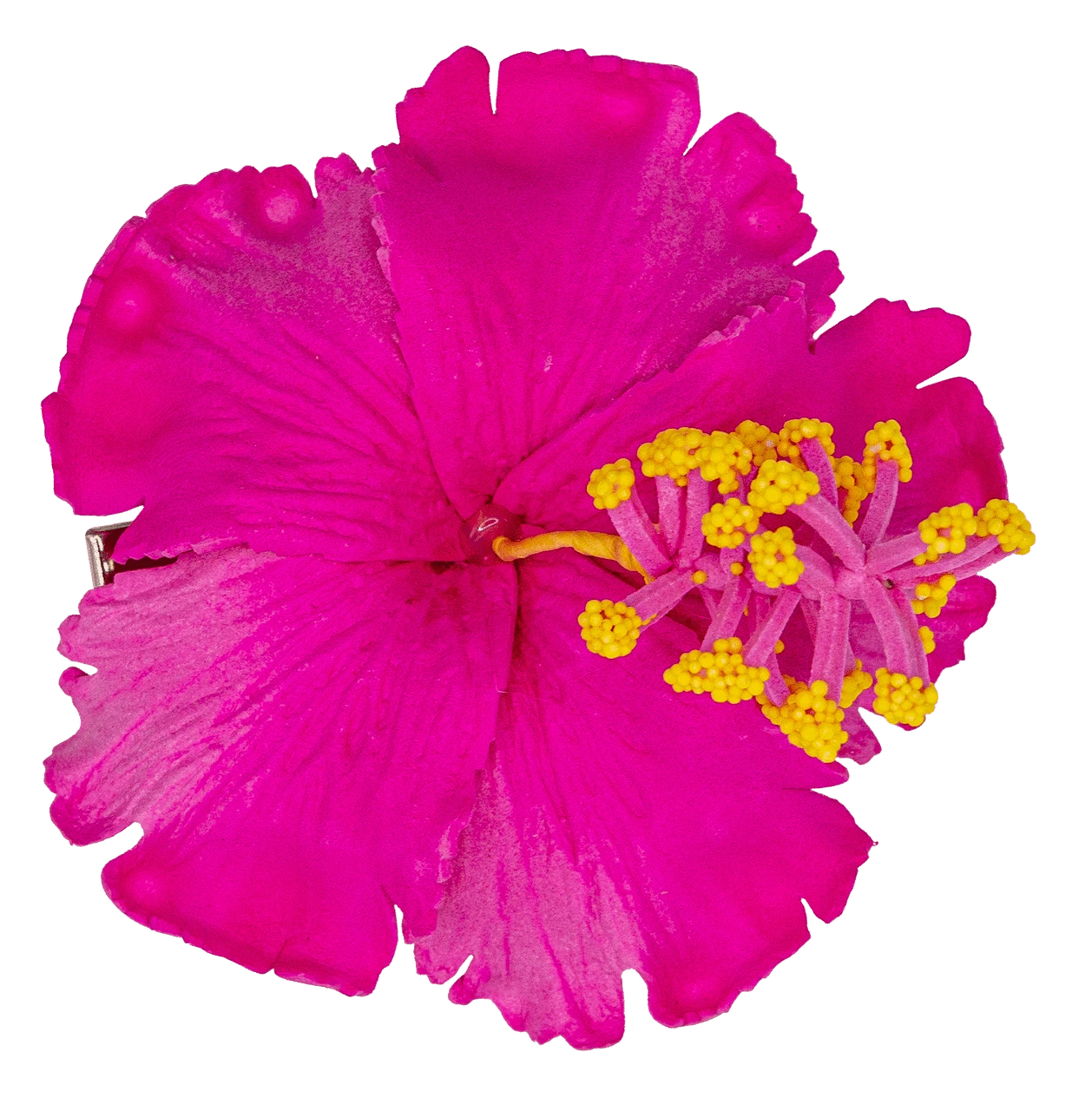 Hibiscus Hair Clip: Pink