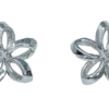 Moana Collection Sterling Silver Earring Stud: Open Plumeria -Fashion Jewelry Store 52441 MoanaEarringStud Plumeria Silver s20 06498.1595295712.1280.1280 03958.1635205721.1280.1280 05435.1697162583