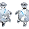 Turtle With Crystal Earrings -Fashion Jewelry Store 63911 ICEarring Turtle Clear s20 31260.1608844004.1280.1280 90090.1634676675