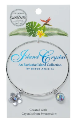 Island Crystal Charm Bracelet