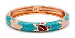 Medium Island Bangle - Honu Design: Turquoise