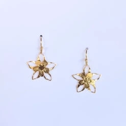 Liv-N-Aloha® Gold Columbine Earrings