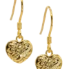 Moana Collection Gold Dangle Earring: Heart -Fashion Jewelry Store MoanaCollection EarringDangle Heart Gold 32838.1698376553