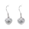 Moana Collection Sterling Silver Dangle Earring: Heart
